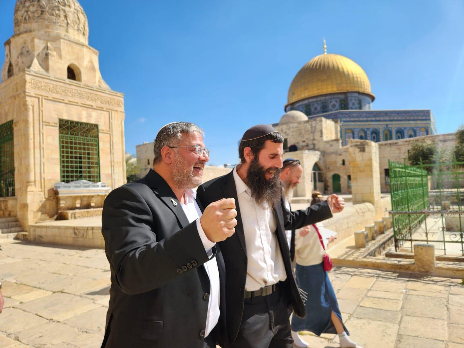 בן גביר בעלייה להר הבית