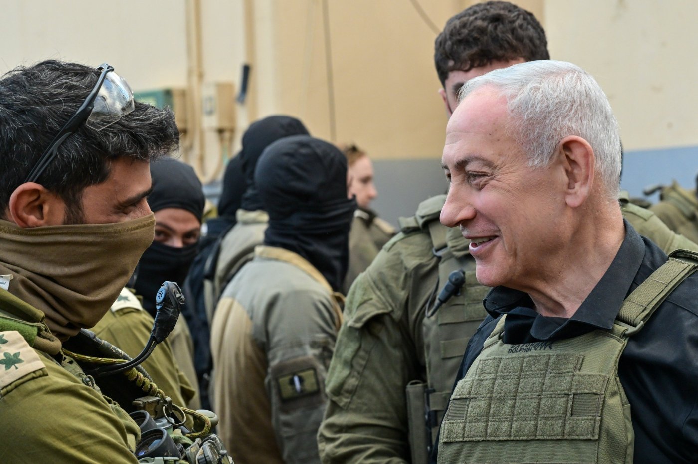 נתניהו בשטח לבנון