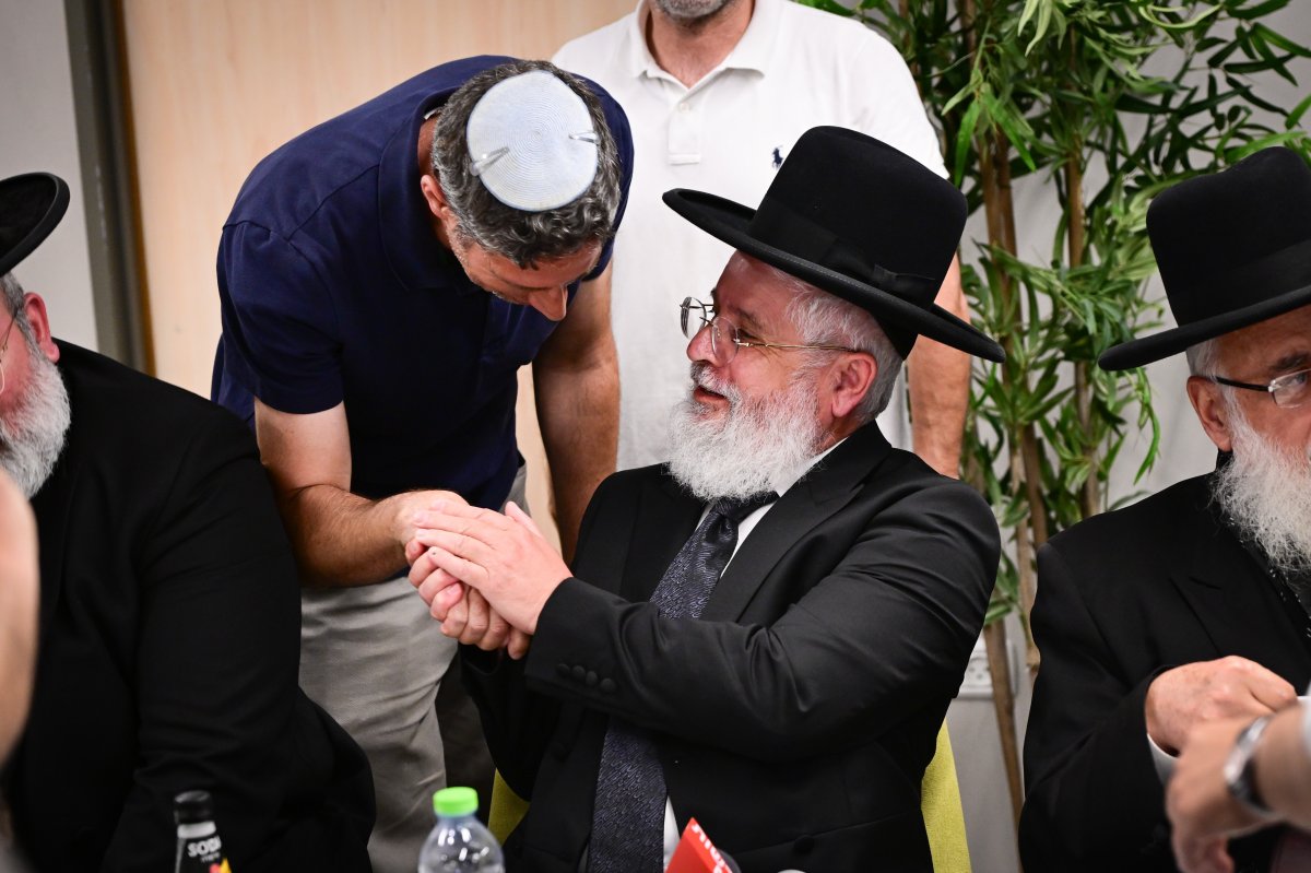הרב זבדיה כהן עם חיים גורן