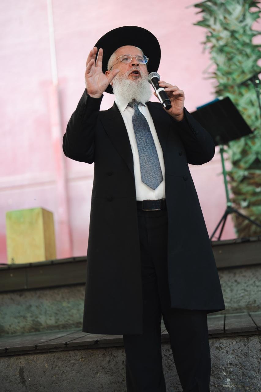 הרב זבדיה הכהן נושא דברים