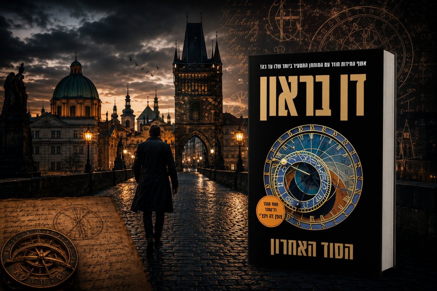 פראג, רציחות וסוד מסוכן: האם דן בראון עדיין יודע להחזיק אותנו במתח?