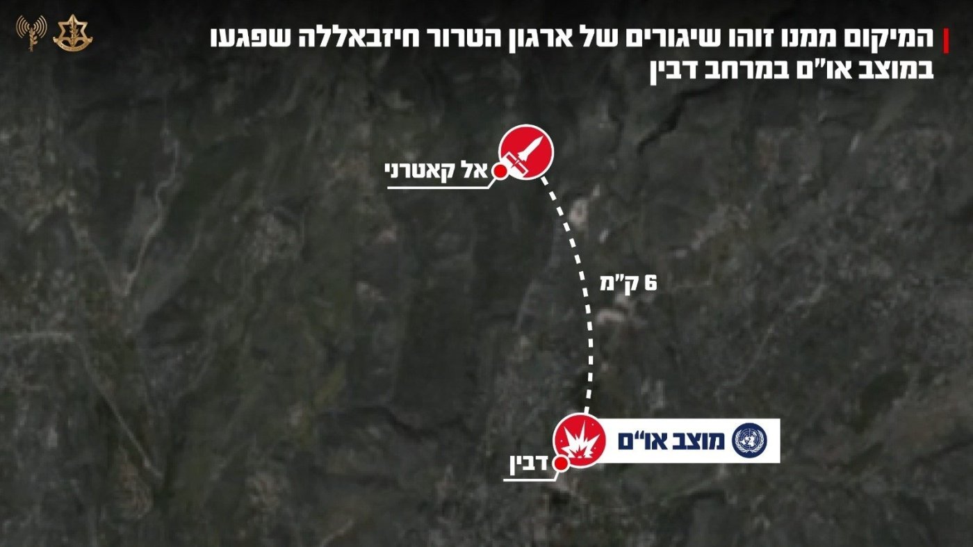 זיהוי הירי של חיזבאללה