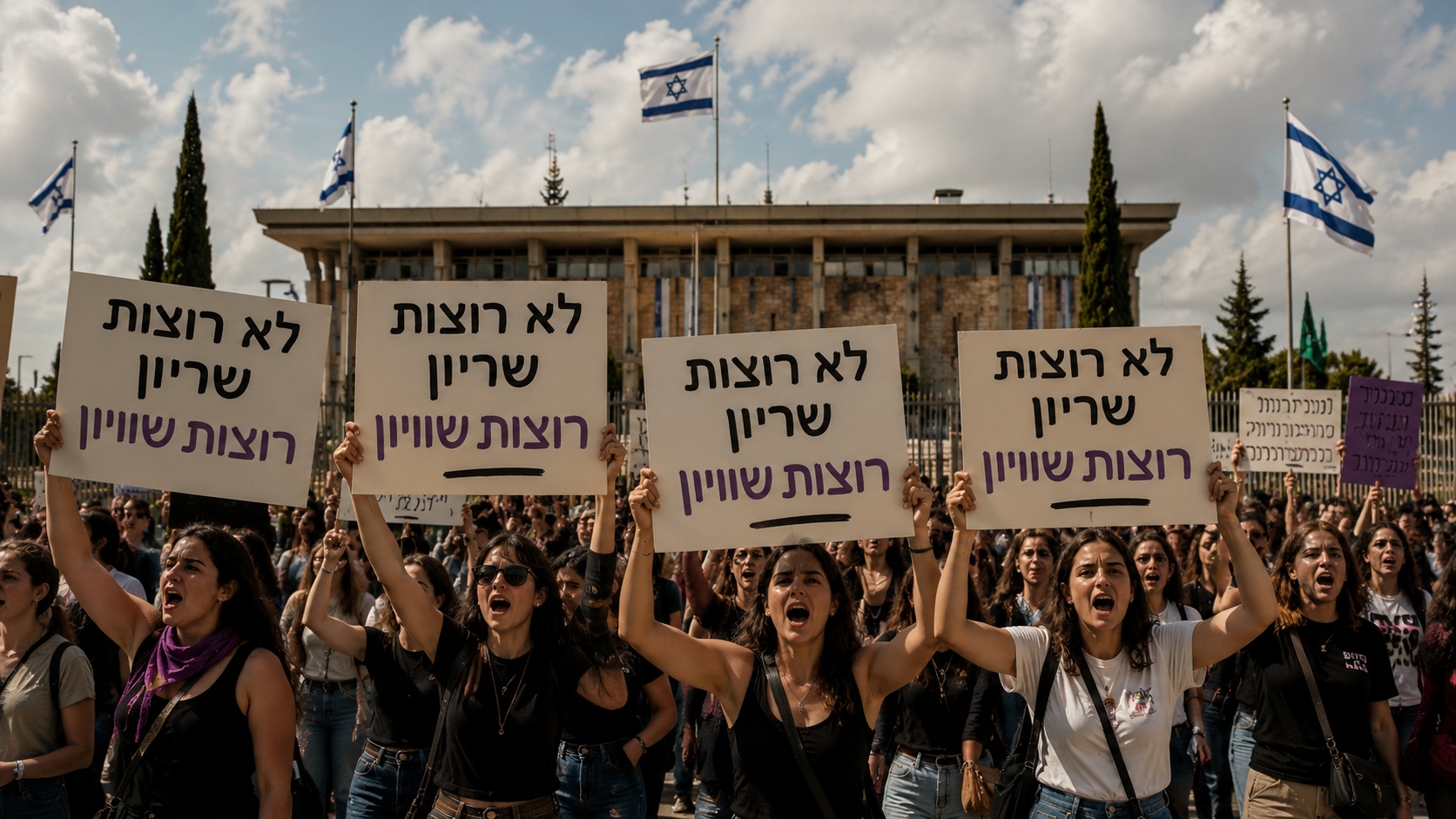 הנקודה האדומה: מה הקשר הנשי בין הטנק לכנסת?  