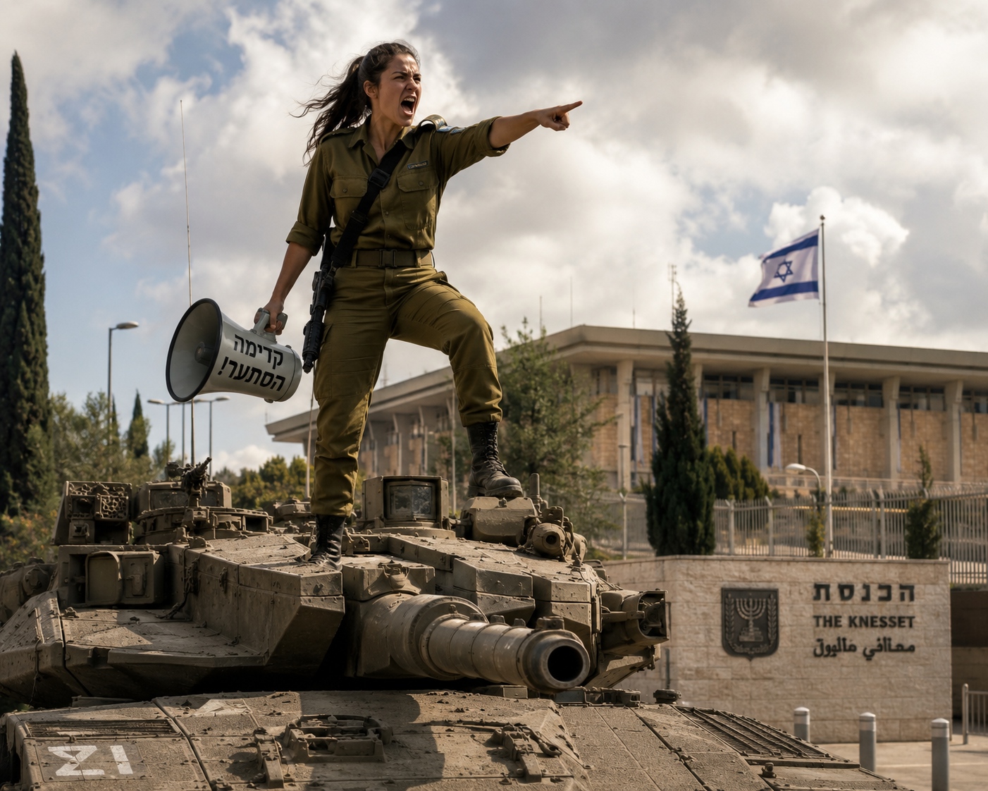 קדימה הסתערי על הכנסת