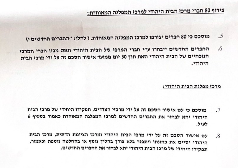 80 חברי מרכז של הבית היהודי יצטרפו לציונות הדתית