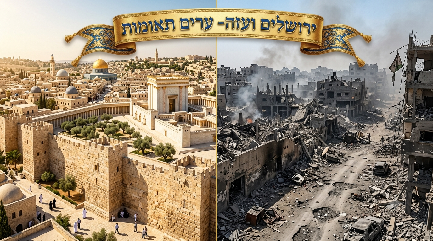 הנקודה האדומה: מה הקשר בין ירושלים לעזה?  