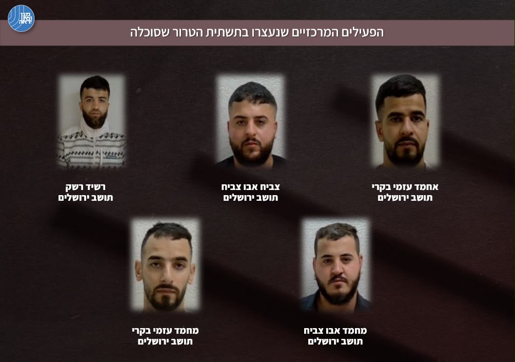 הותר לפרסום: סוכלה חוליית טרור שתכננה לבצע פיגוע רצחני