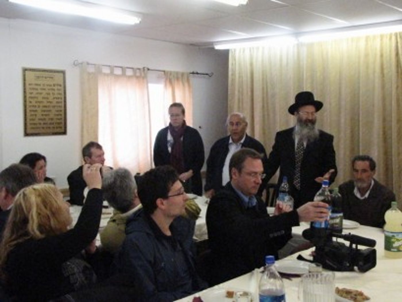 משלחת של חברי פרלמנט אירופאים בביקור בשומרון