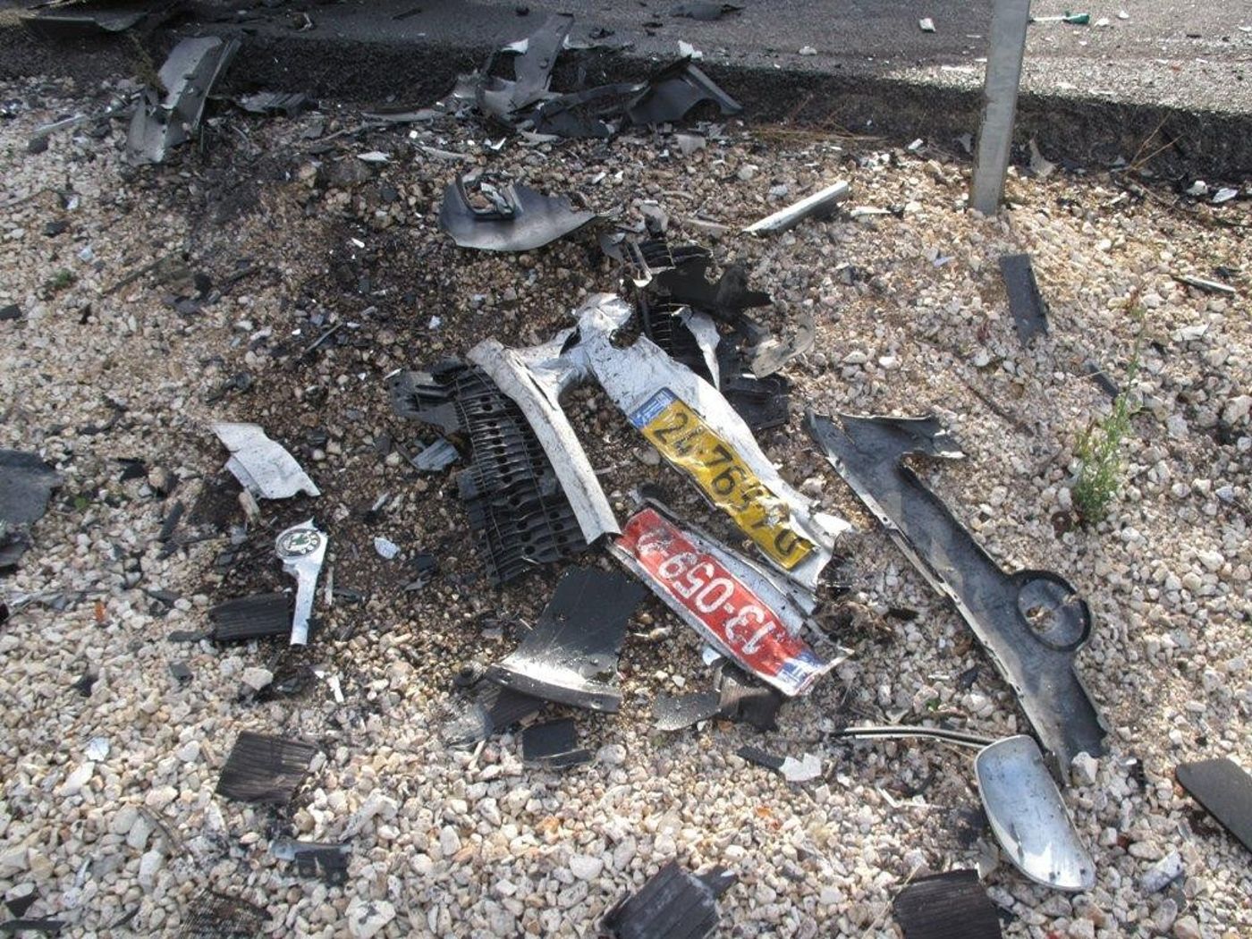 תמונות מתאונת הדרכים הקשה בסמוך לצפת