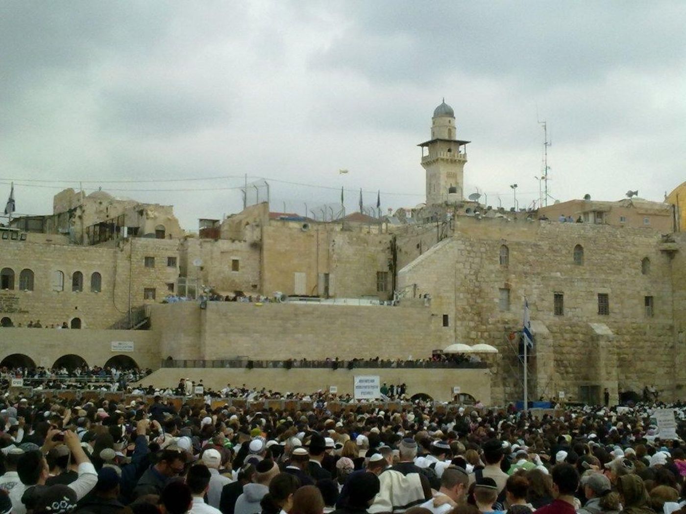 תמונות מברכת הכהנים ההמונית בכותל המערבי