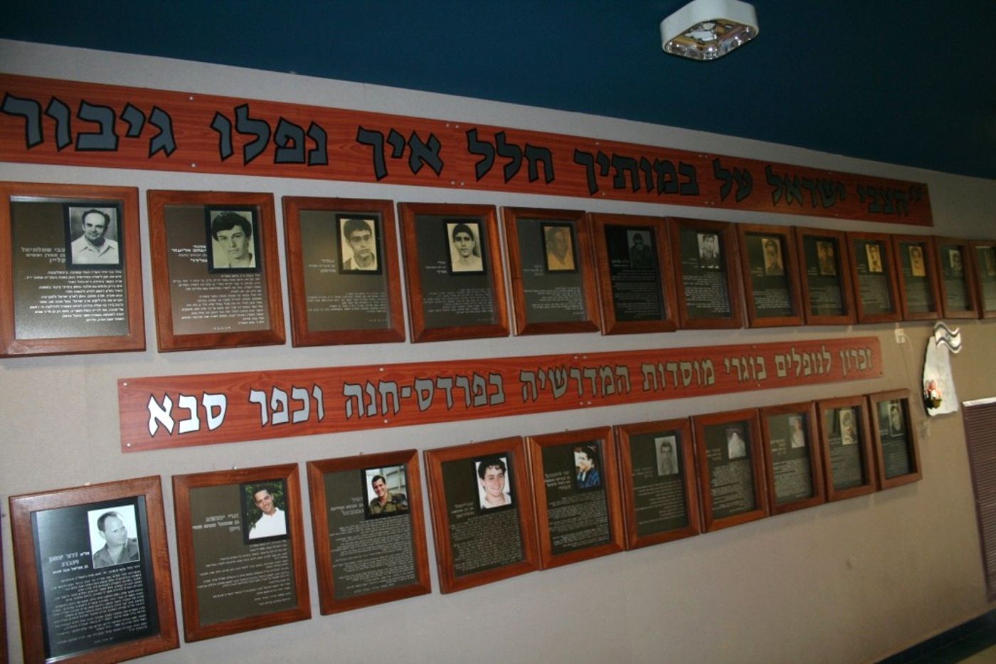 תלמידי מדרשית נעם זוכרים את הבוגרים שנפלו