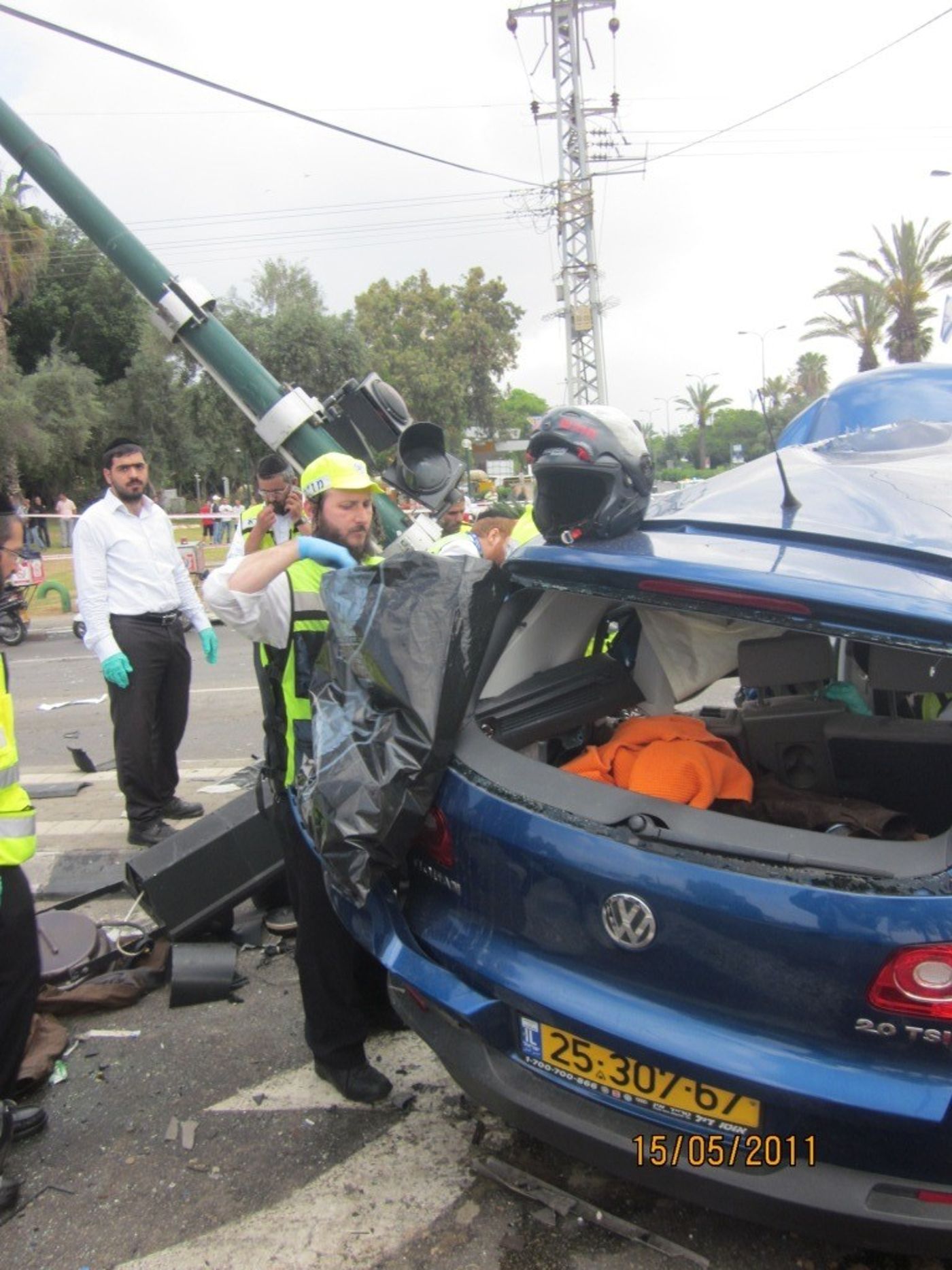 תמונות מפיגוע הדריסה הבוקר בתל אביב