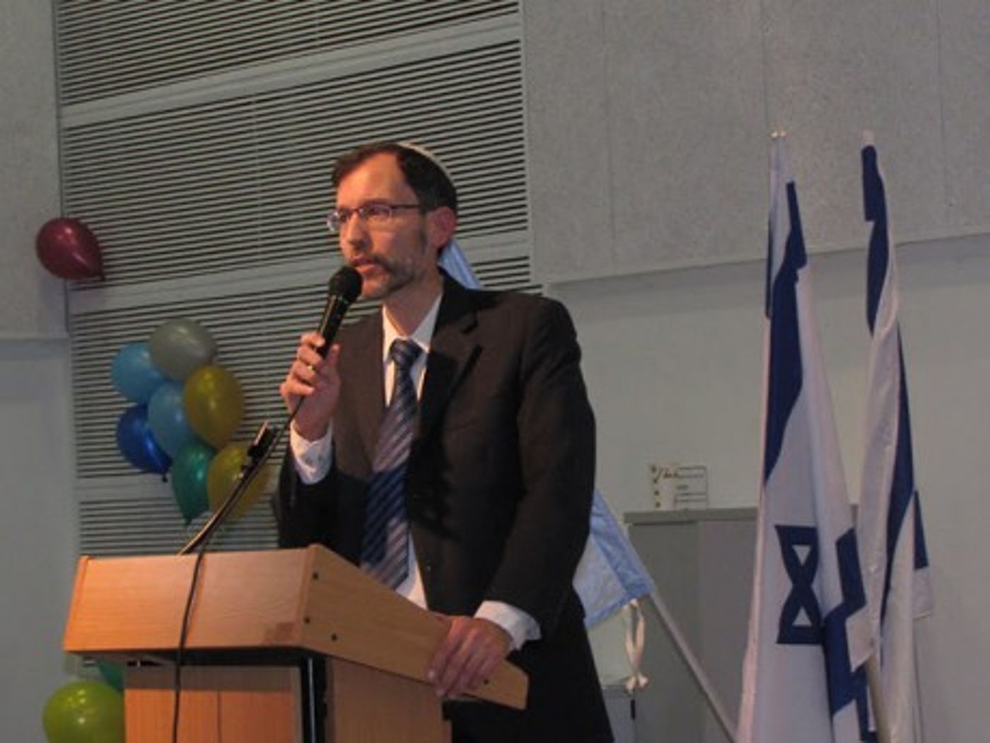 גם דרוזים באו לחנוכת בית הכנסת באוניברסיטת חיפה