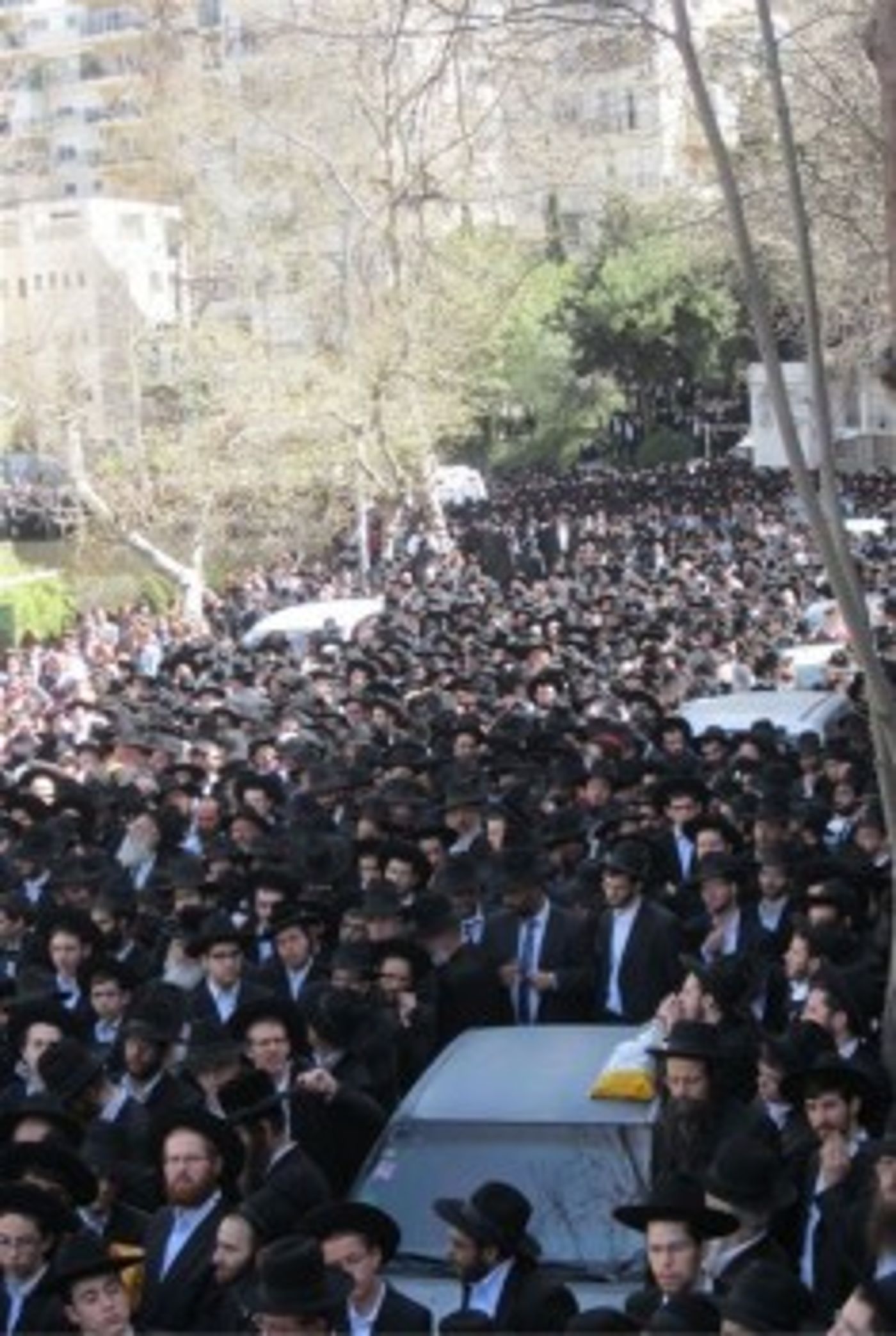תמונות מלווית הרב חיים פנחס שיינברג זצ"ל