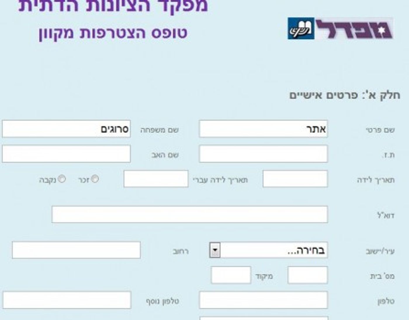 בשעה טובה: הושלמה בניית אתר מפקד הציונות הדתית