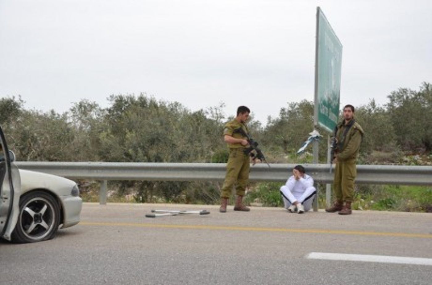 פיגוע דריסה בקרני שומרון: שוטרים ירו לעבר המחבלים