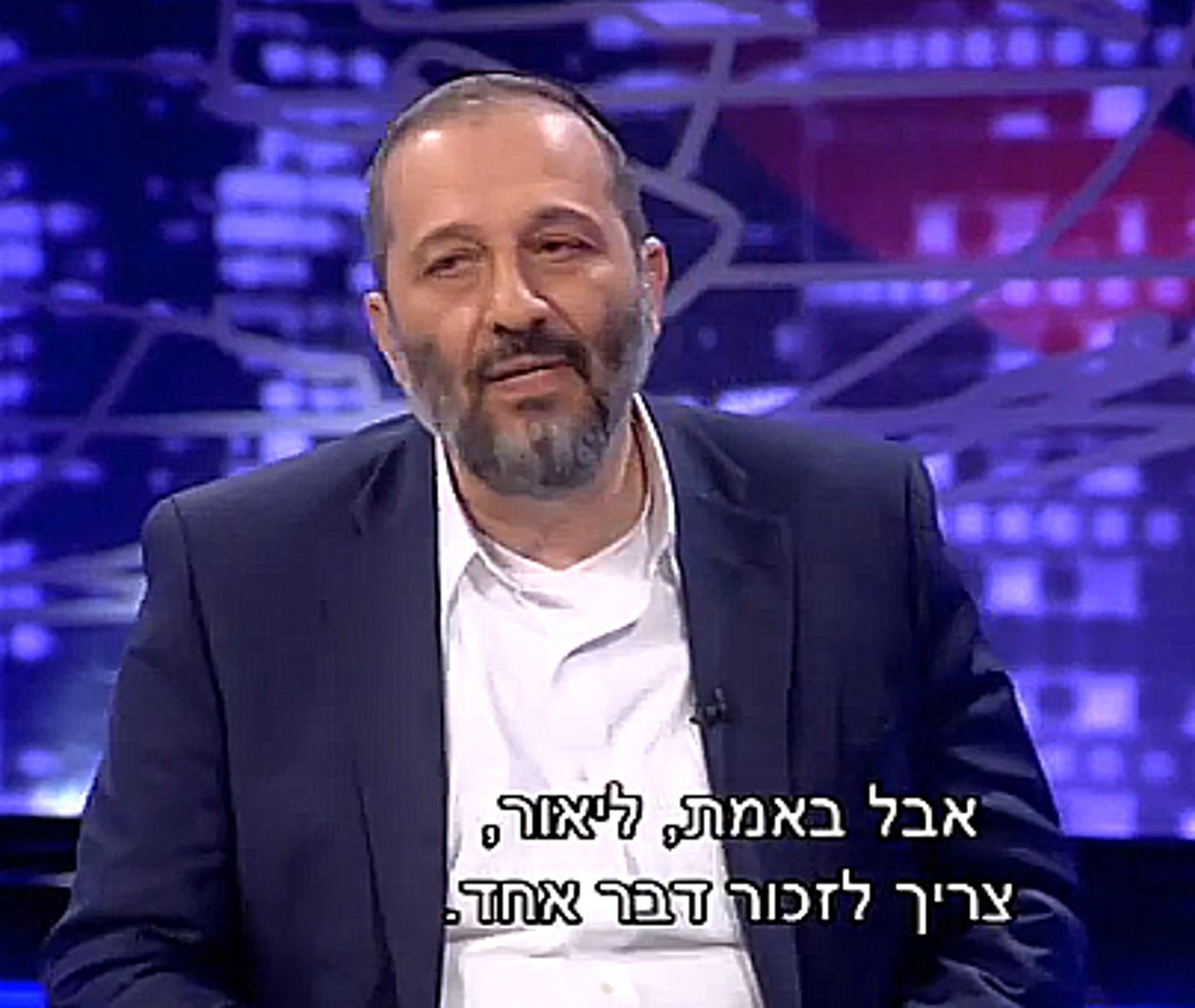 דרעי ב"מצב האומה" מייעץ לאולמרט בנושא כלא • התכנית המלאה