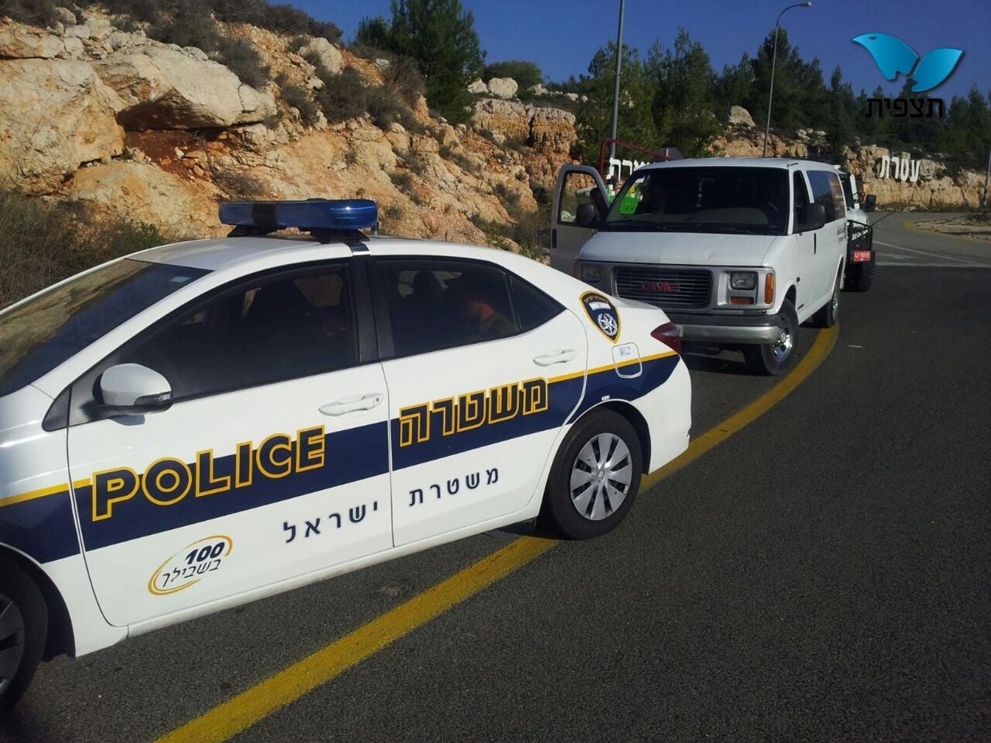 נתפס הרכב החשוד בנסיון פיגוע דריסה ליד נווה צוף