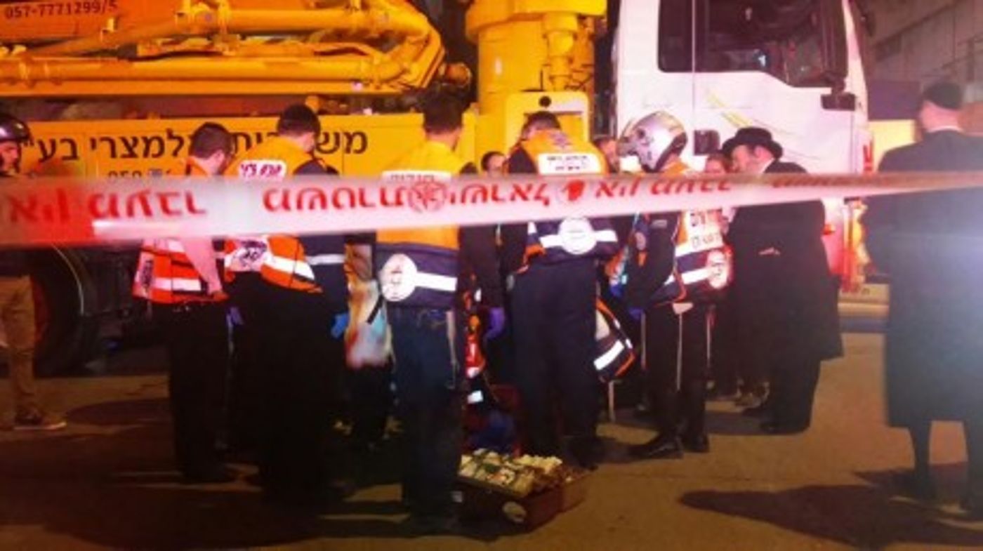 בני ברק: רוכב אופניים נדרס למוות ע"י משאית