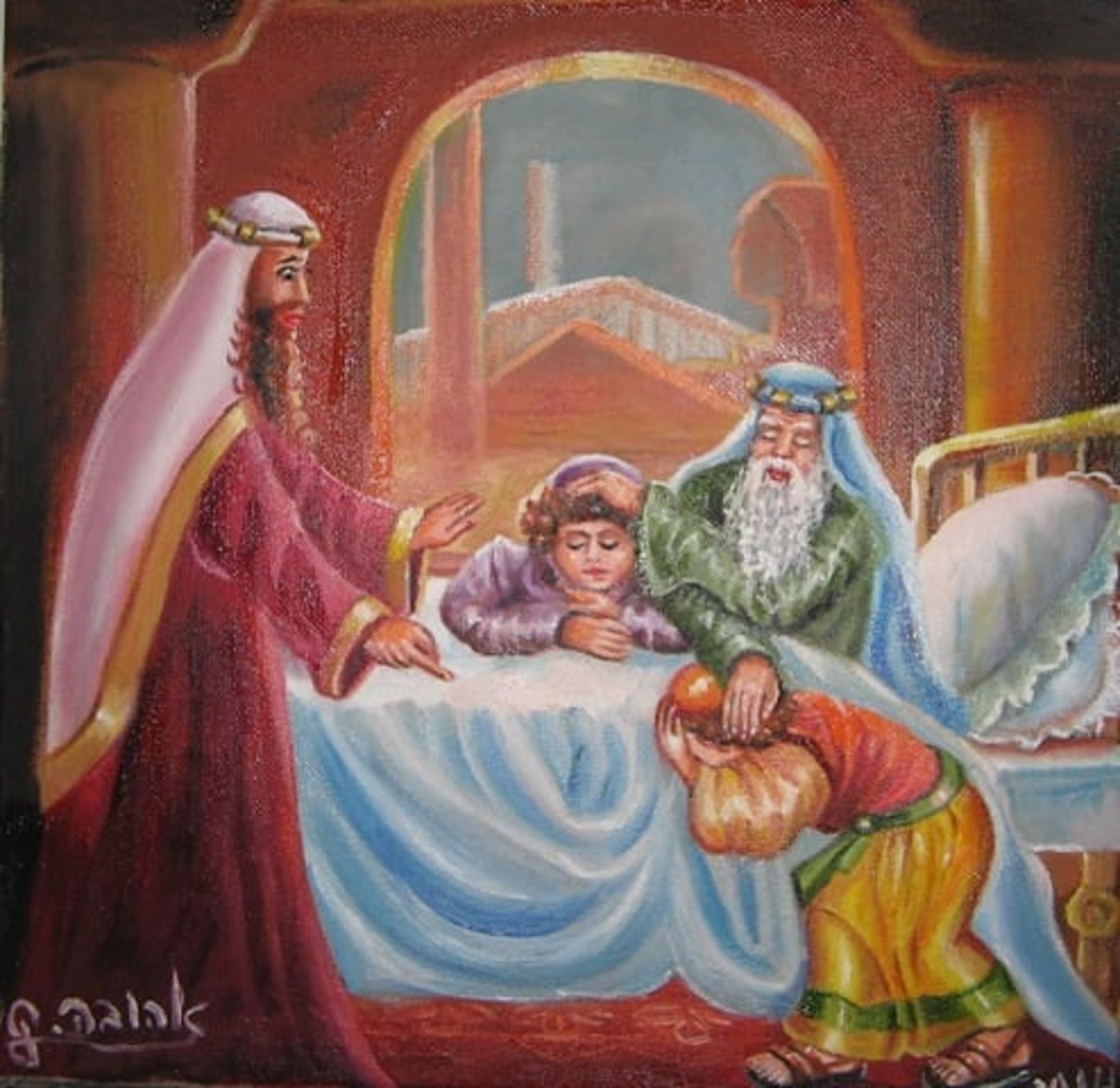 ציורי תנ"ך פרשת ויחי: חיים שיש בהם טובה וברכה