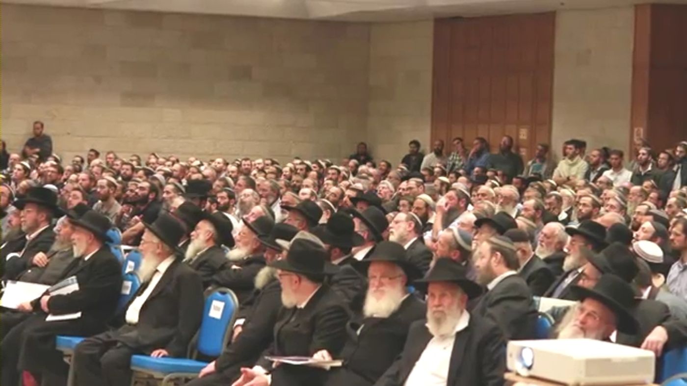 צפו: תיעוד כנס הרבנים נגד החקיקה האנטי דתית