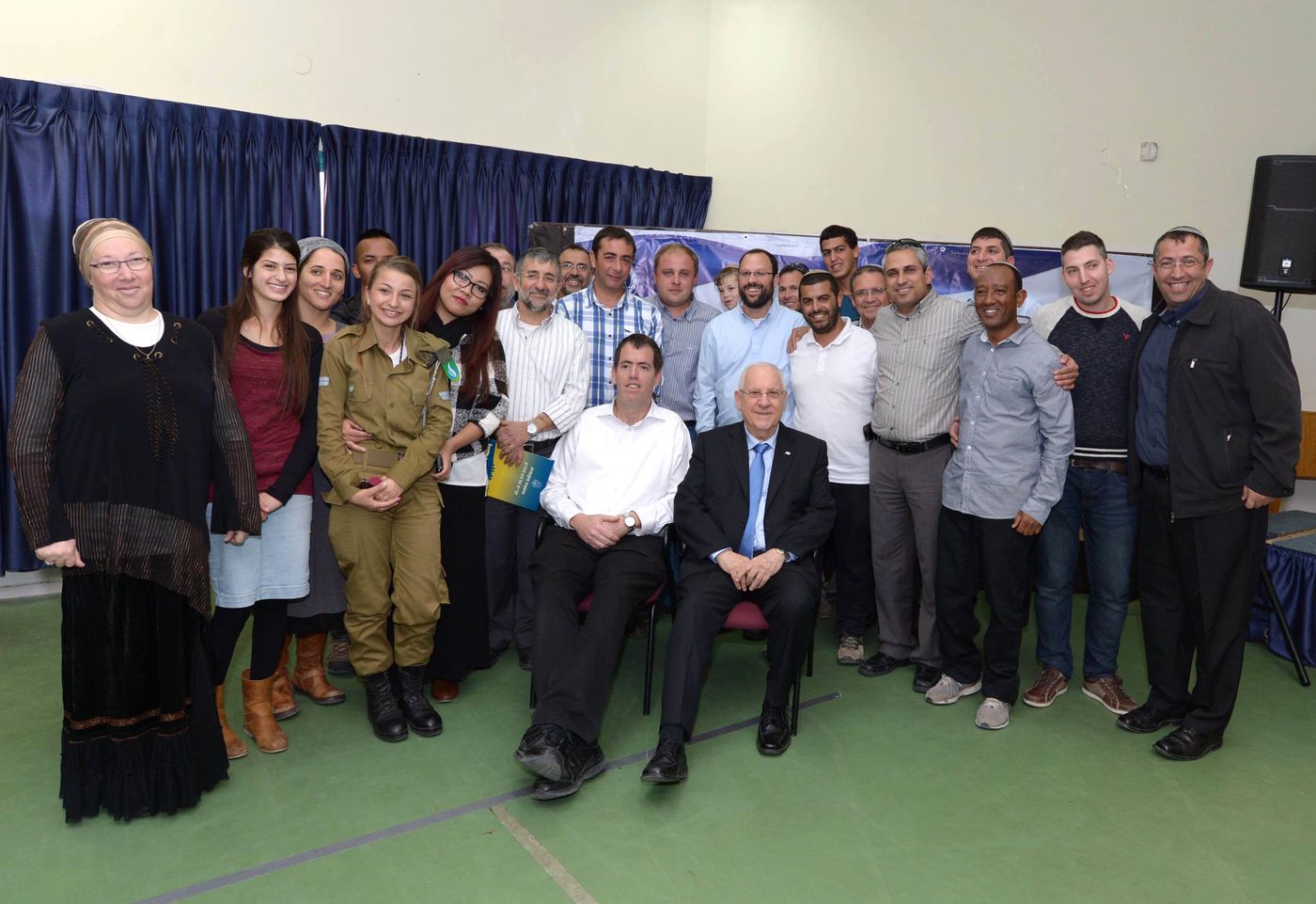 לראשונה מזה עשור נשיא המדינה ביקר בחברון