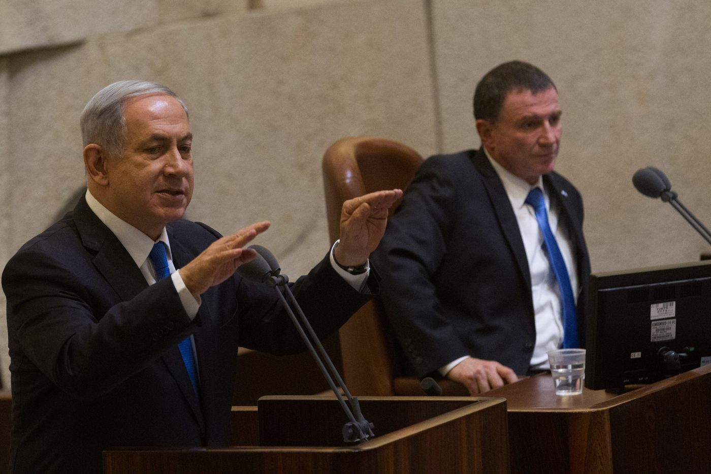 נתניהו והרצוג: אין קואליציה ואופוזיציה