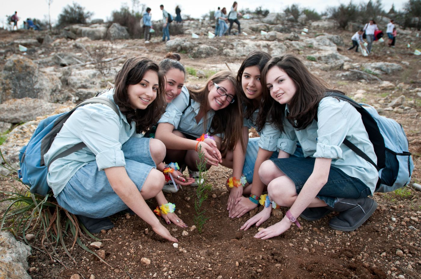 הורים לחניכים בסניף פ"ת נגד נטיעות בשומרון