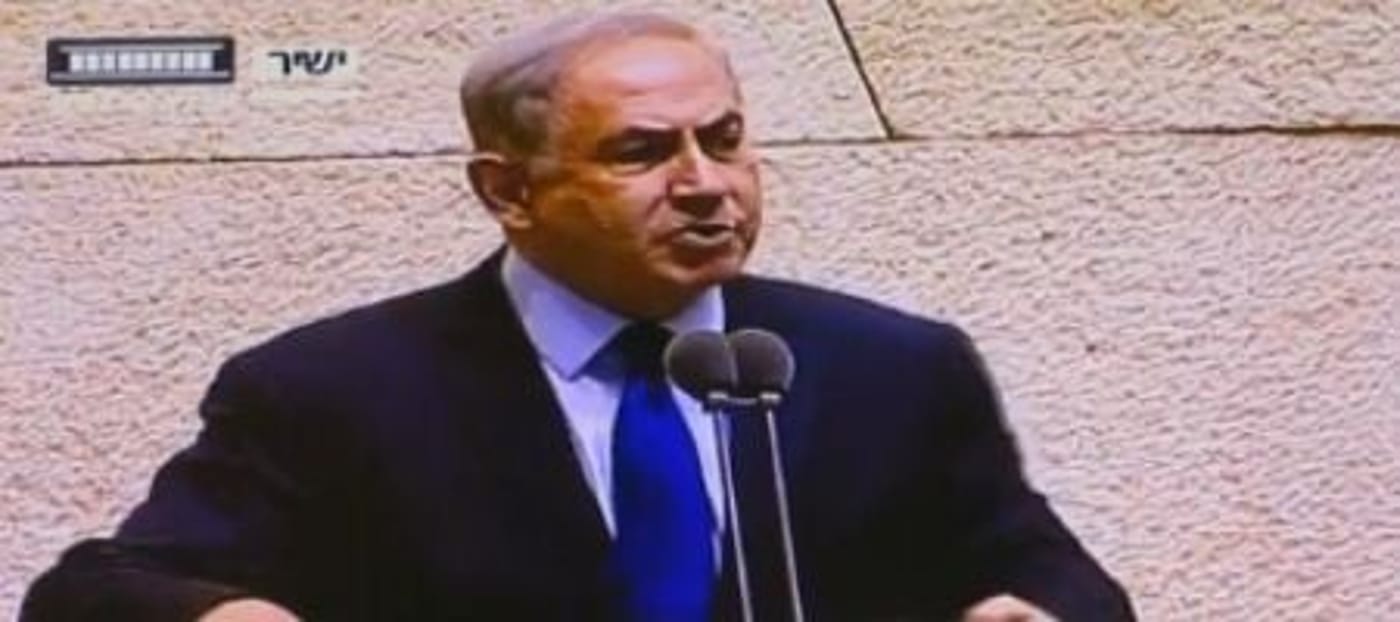 נתניהו נאם, הח"כים הערבים השתוללו; צפו