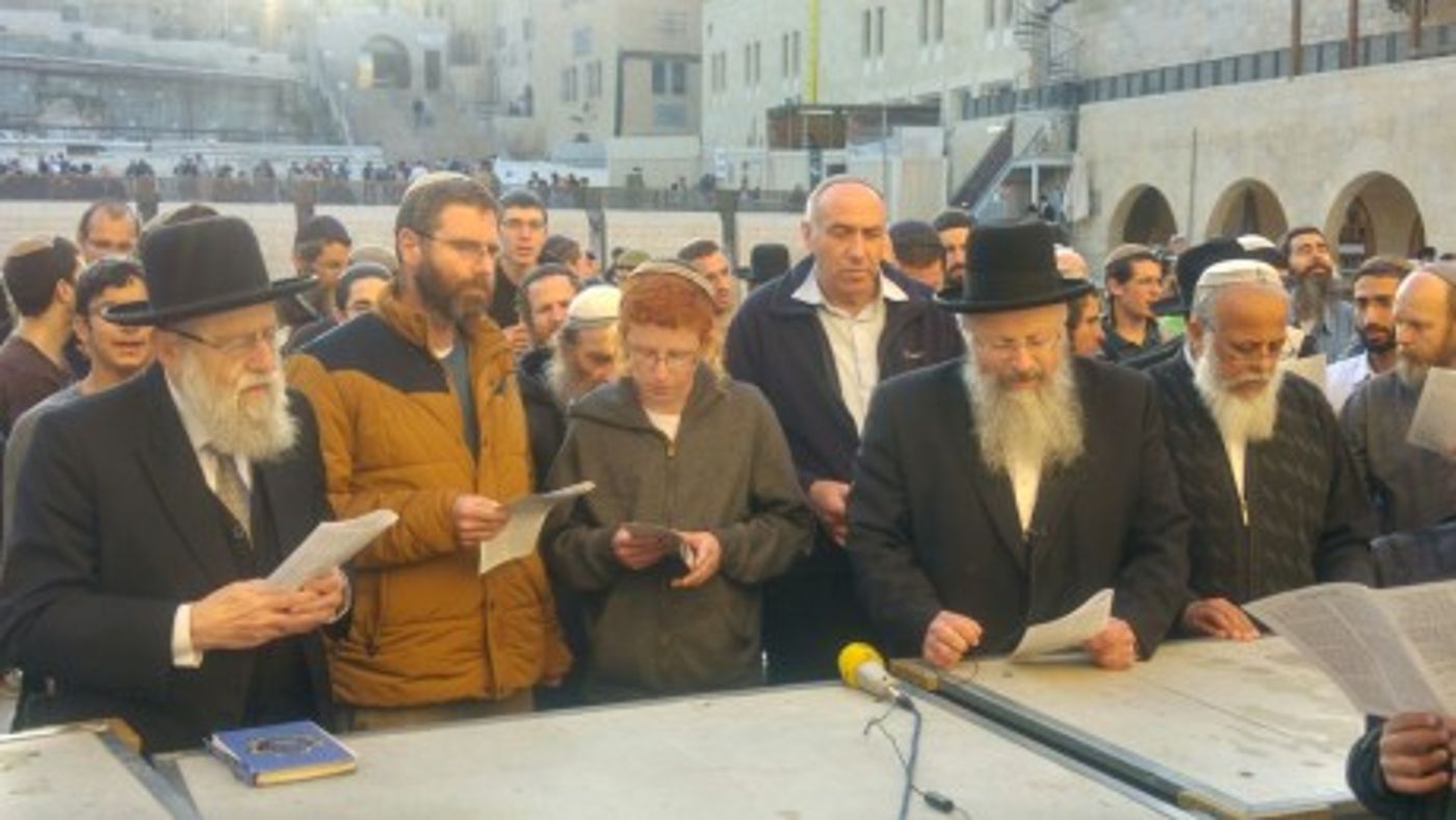 עכשיו בכותל: "לך כנוס את כל היהודים"; צפו בתיעוד