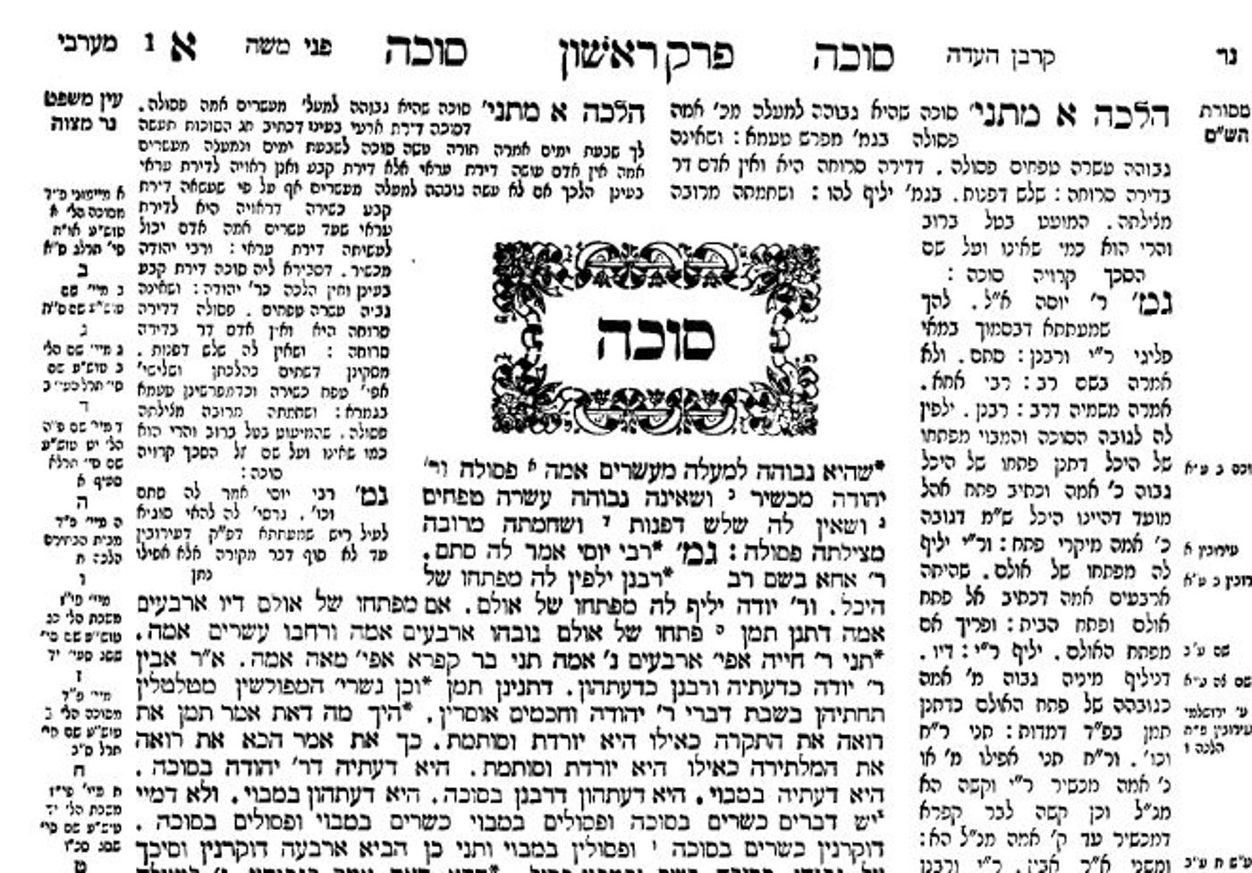 הדף היומי בירושלמי עם הרב ריאני: סוכה דף יא