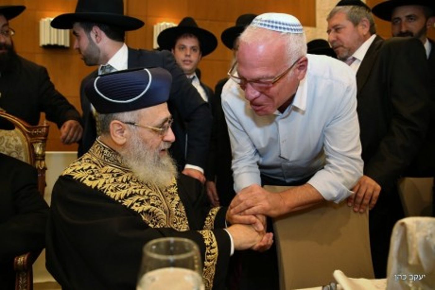 גלריית ענק: כל המי ומי בחתונת הרב יצחק יוסף