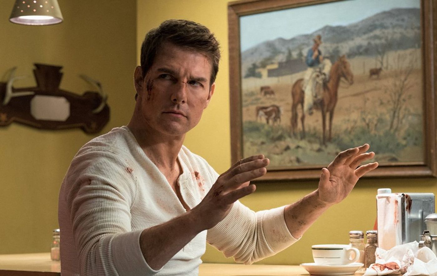 Tom Cruise plays Jack Reacher in Jack Reacher: Never Go Back from Paramount Pictures and Skydance Productions