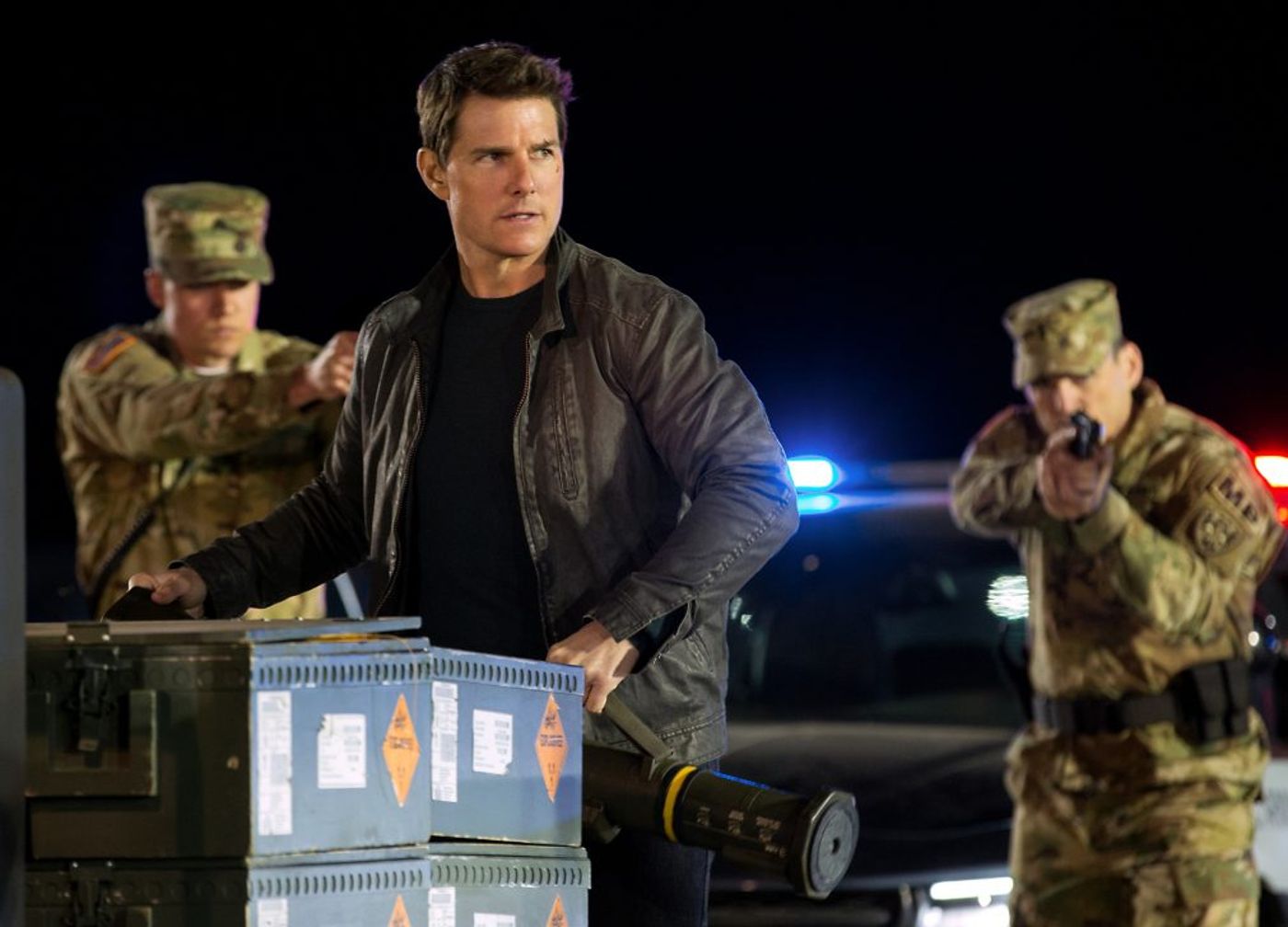 Tom Cruise plays Jack Reacher in Jack Reacher: Never Go Back from Paramount Pictures and Skydance Productions