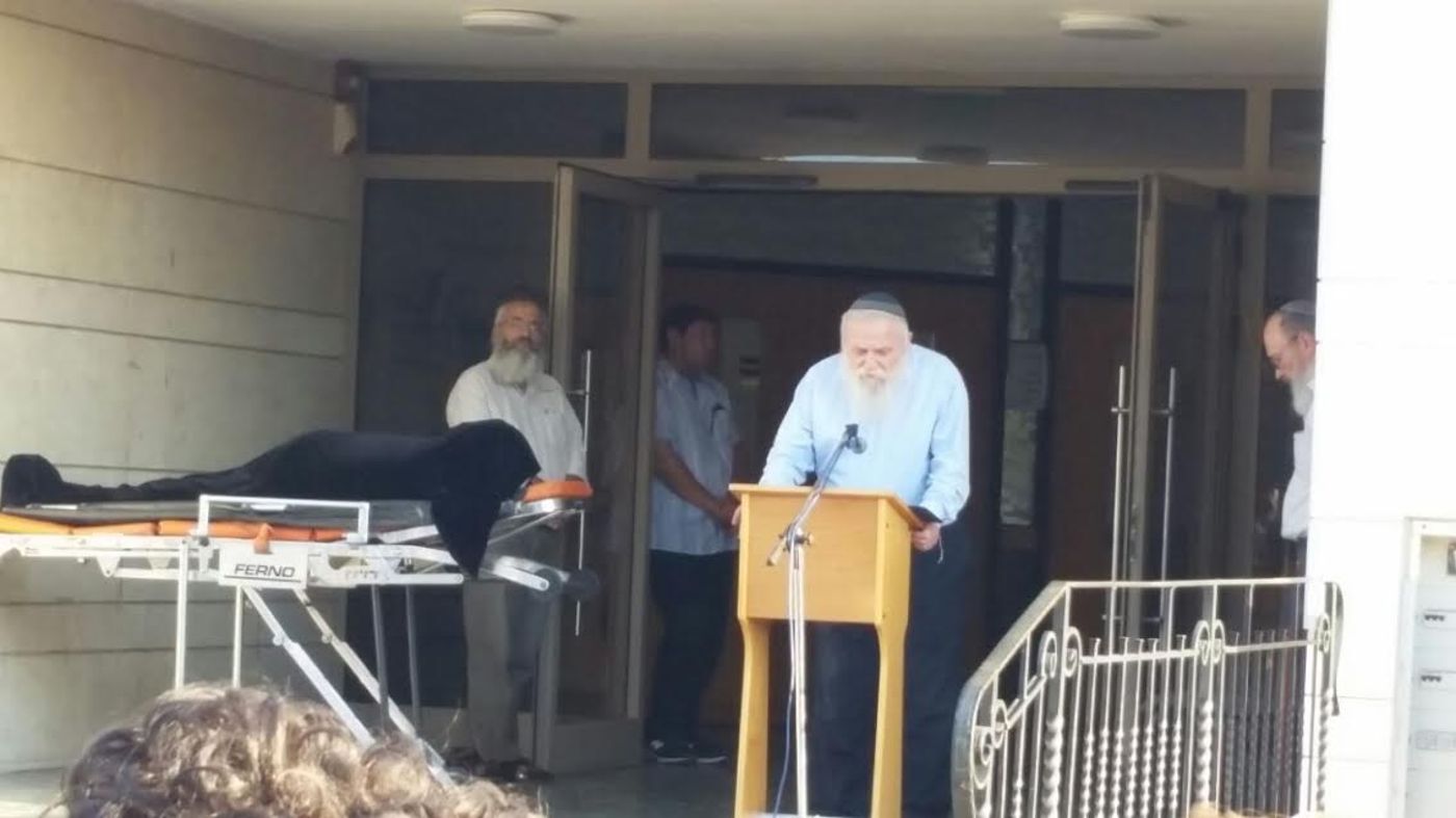 הרב דרוקמן ספד לסב נכדיו: התנהל בצורה טהורה