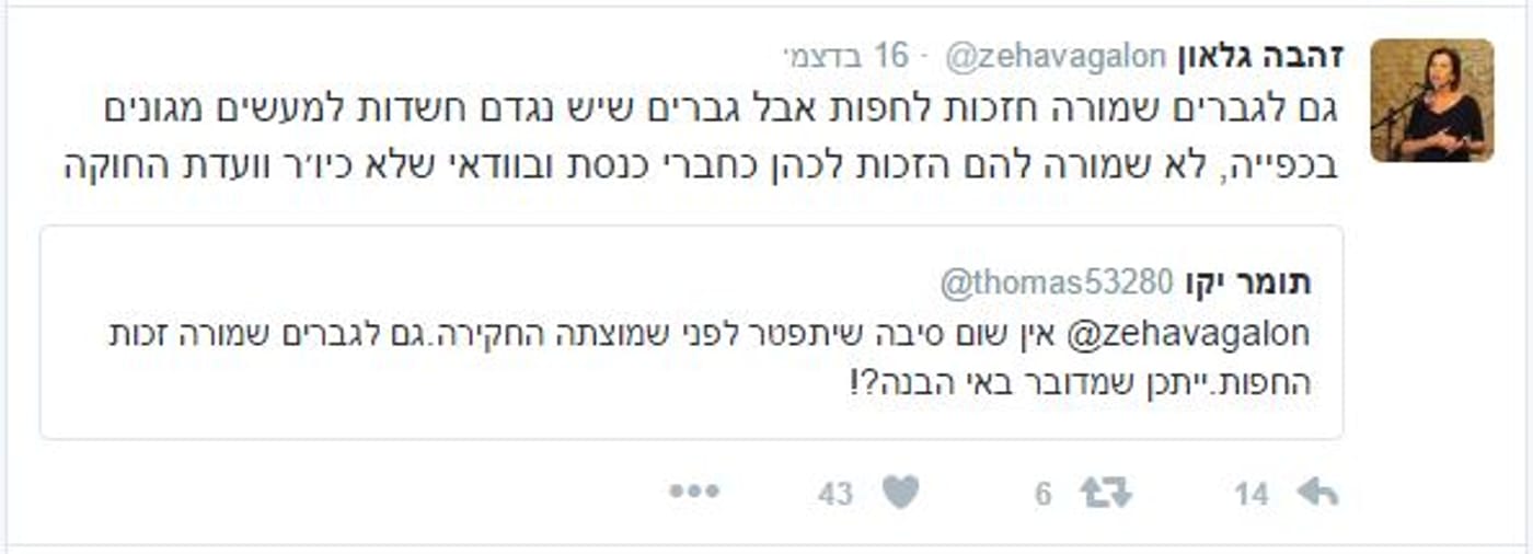 זהבה גלאון על סלומינסקי