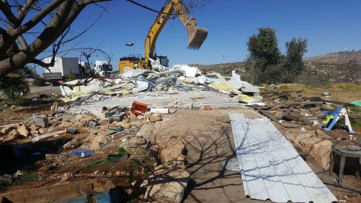 בית משפחת בוארון ההרוס (מטה המאבק – עמונה)