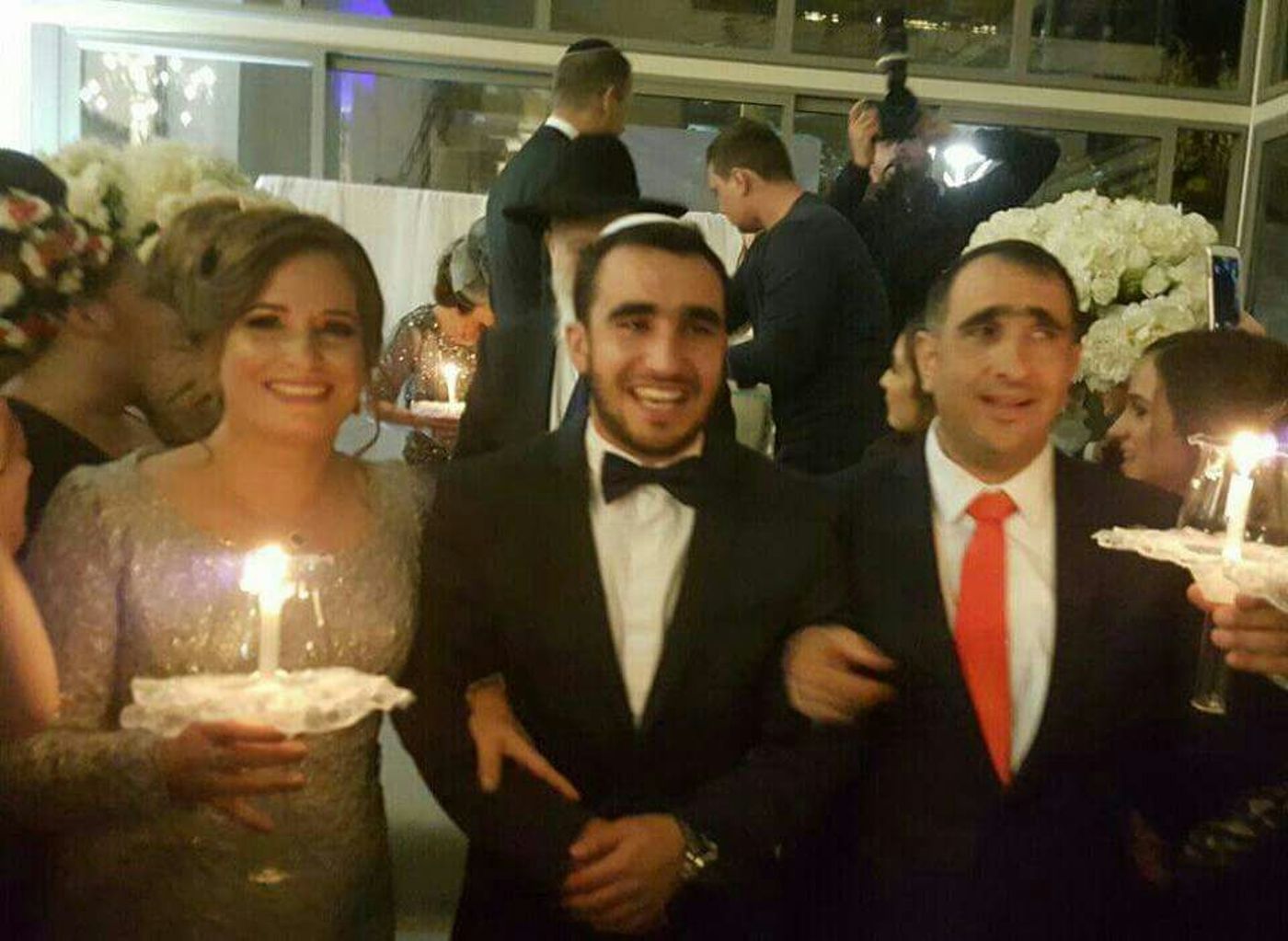 בני הזוג משה והחתן ארנון