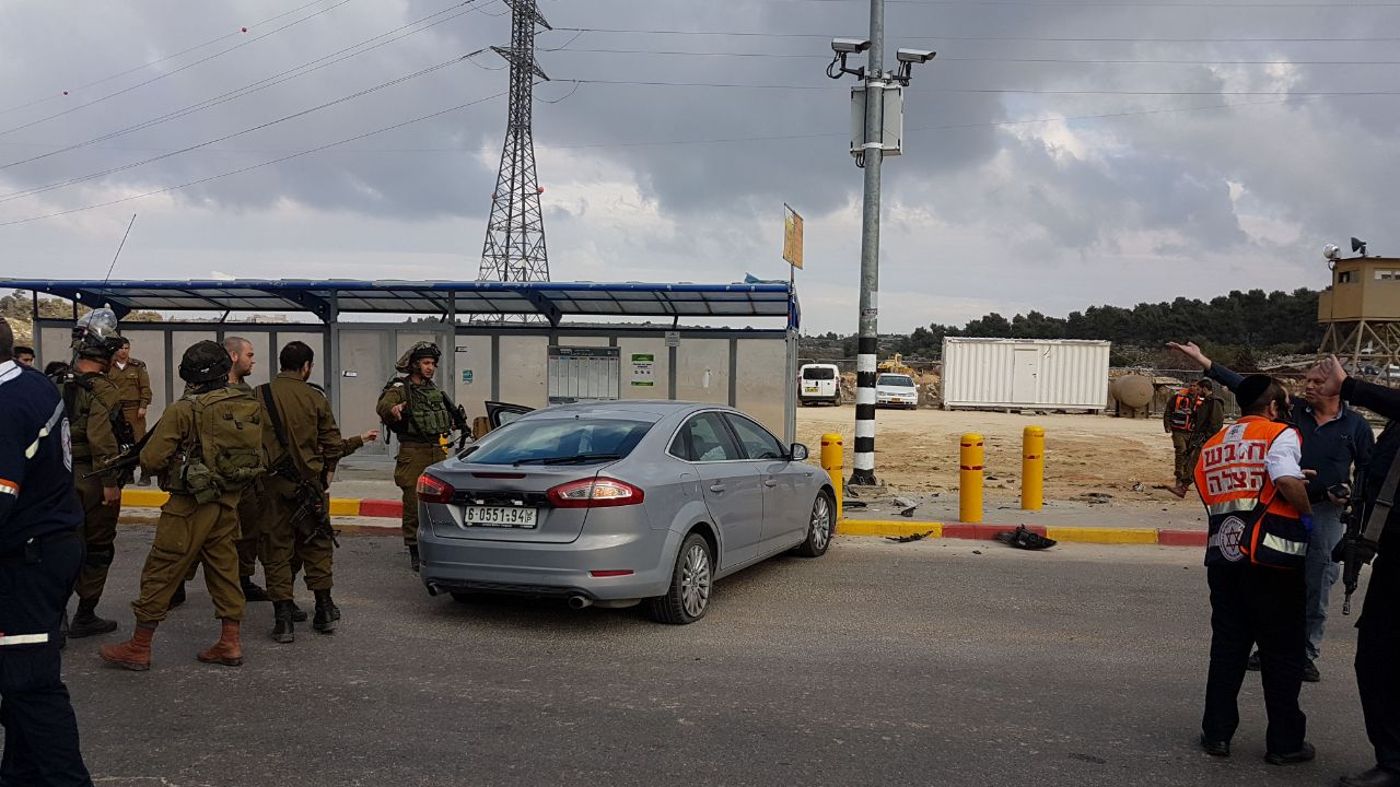 בזמן שליברמן סוגר את המכינה בעלי: פיגוע דריסה בצומת הגוש