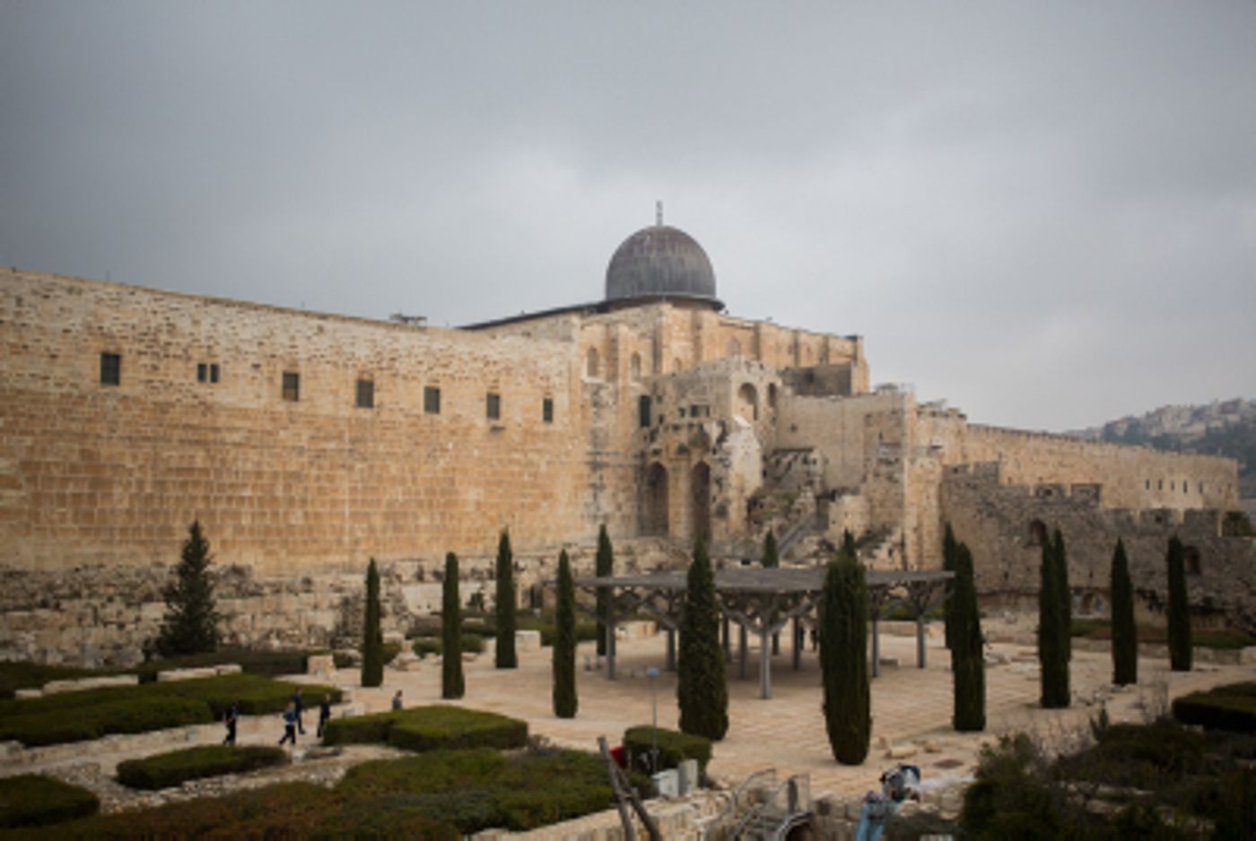 השטח המיועד – מרכז דוידסון מדרום להר הבית (יונתן זינדל/פלאש90)