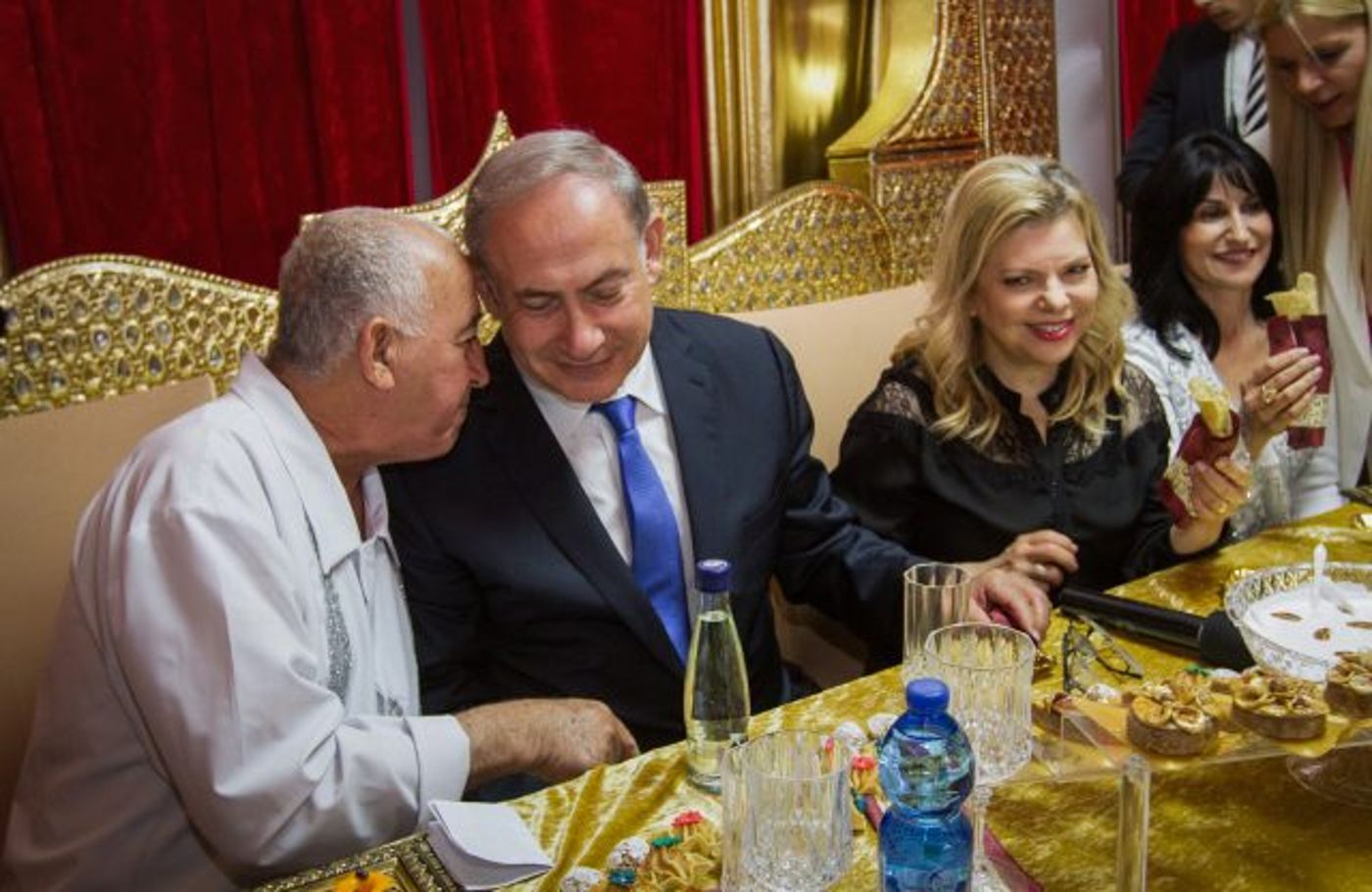 ראש הממשלה ורעייתו חוגגים בחדרה