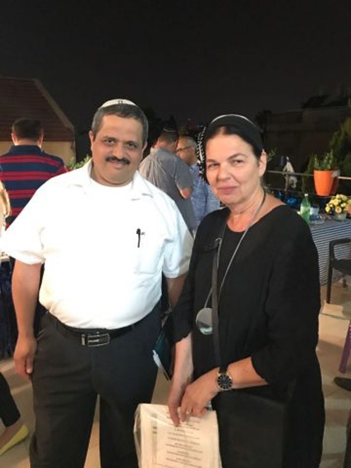 המפכ"ל רוני אלשייך יחד עם אמו חגית ריין