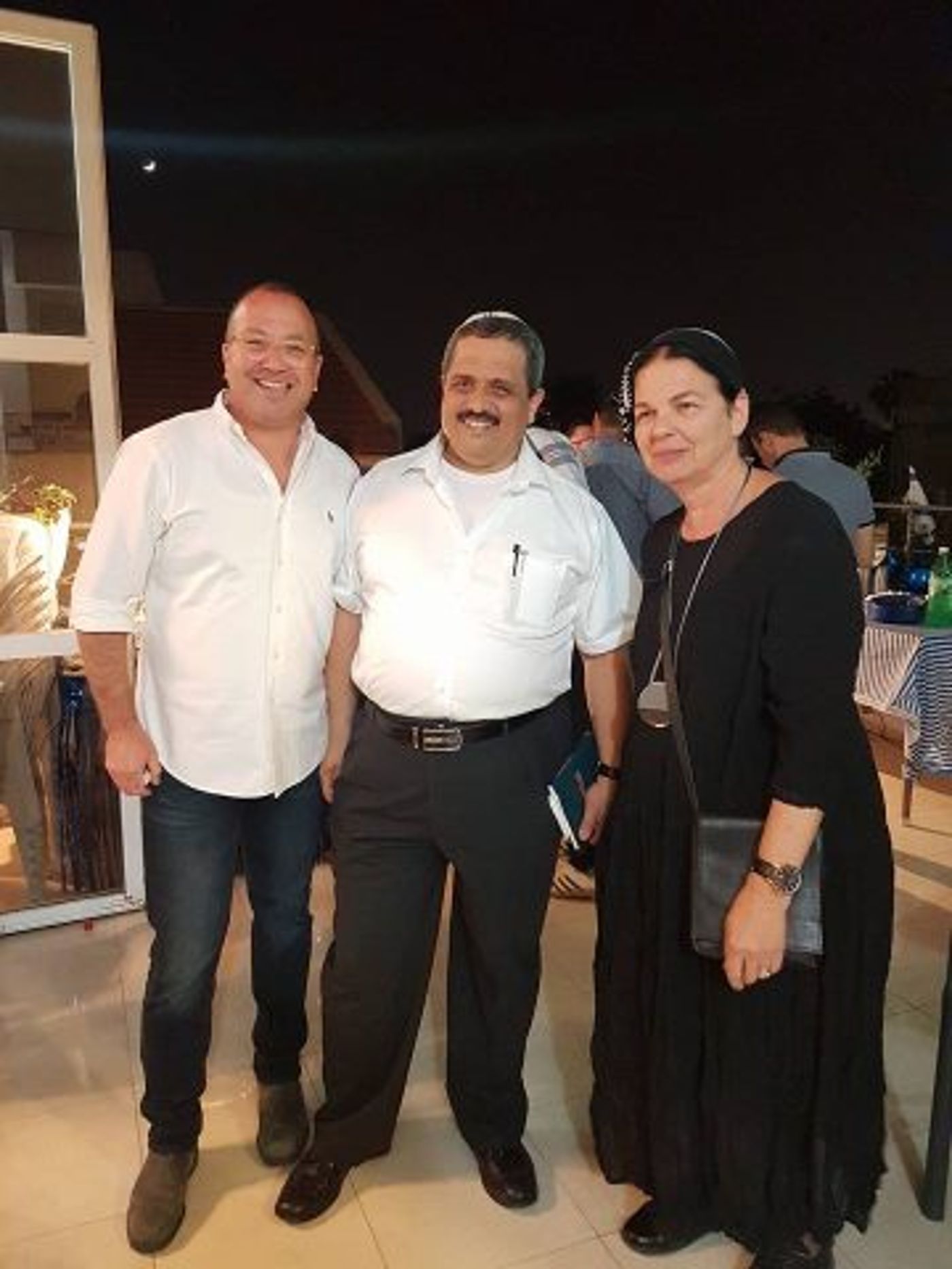ריין, המפכ"ל והמארח יוסי כץ