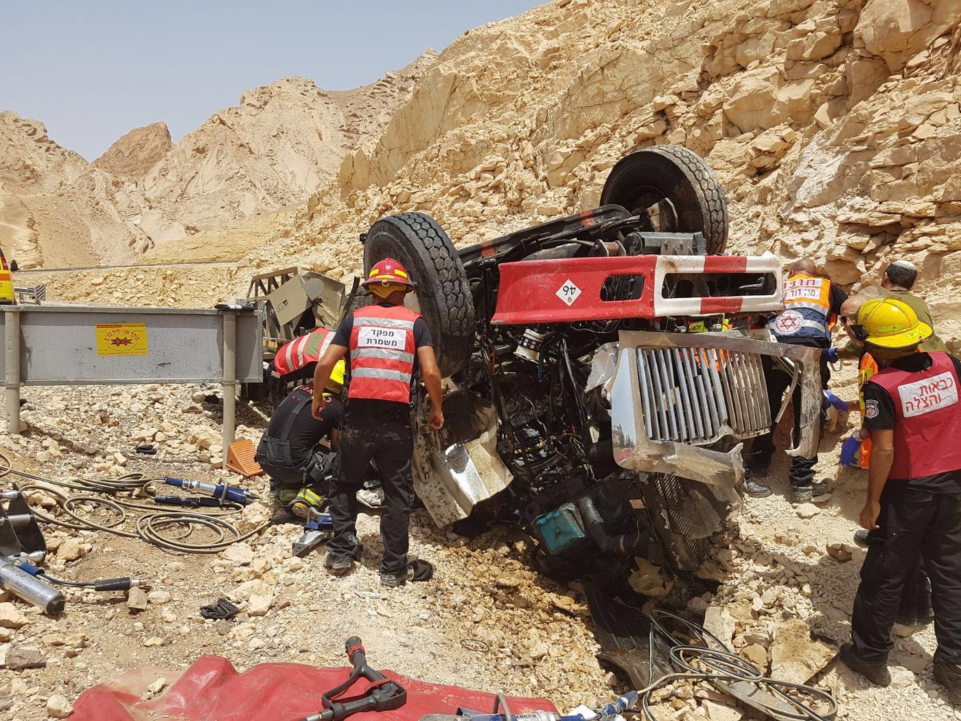 ההרוגים בתאונת המשאית: שני חיילים