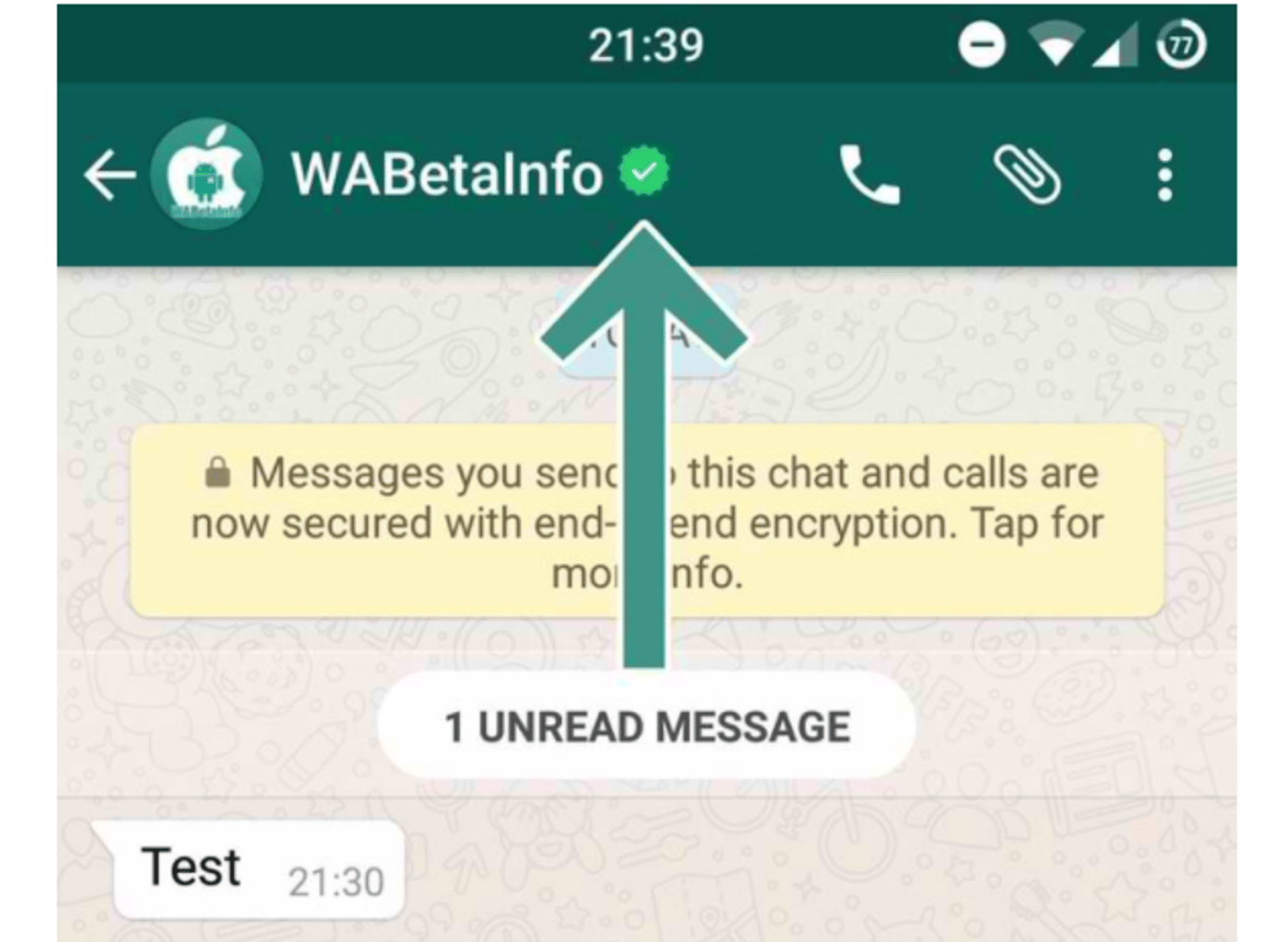 כך זה כנראה צפוי להראות (צילום מסך מתוך: WABetainfo)