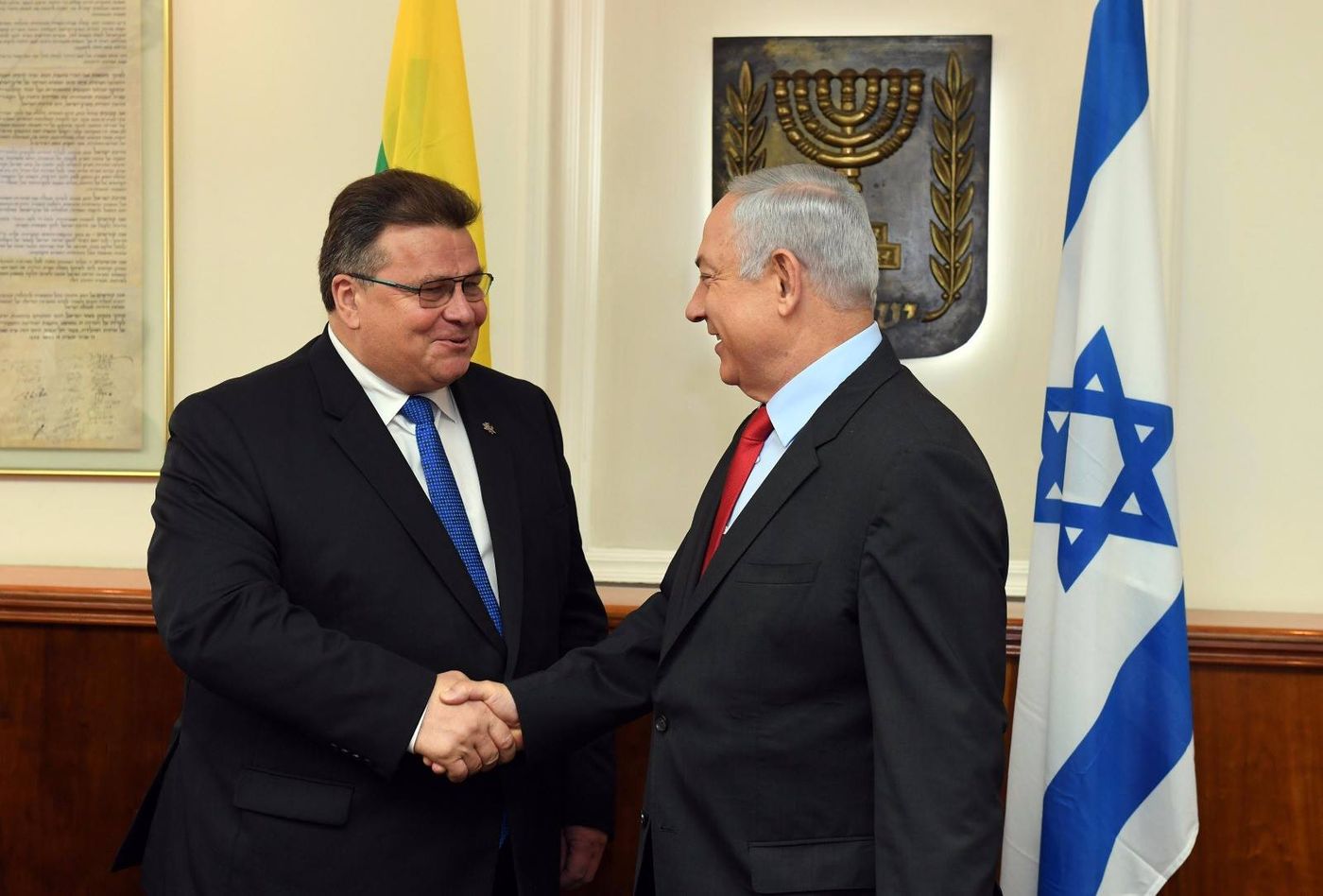 נתניהו: "לישראל קשר רב שנים עם ליטא אישי ולאומי"