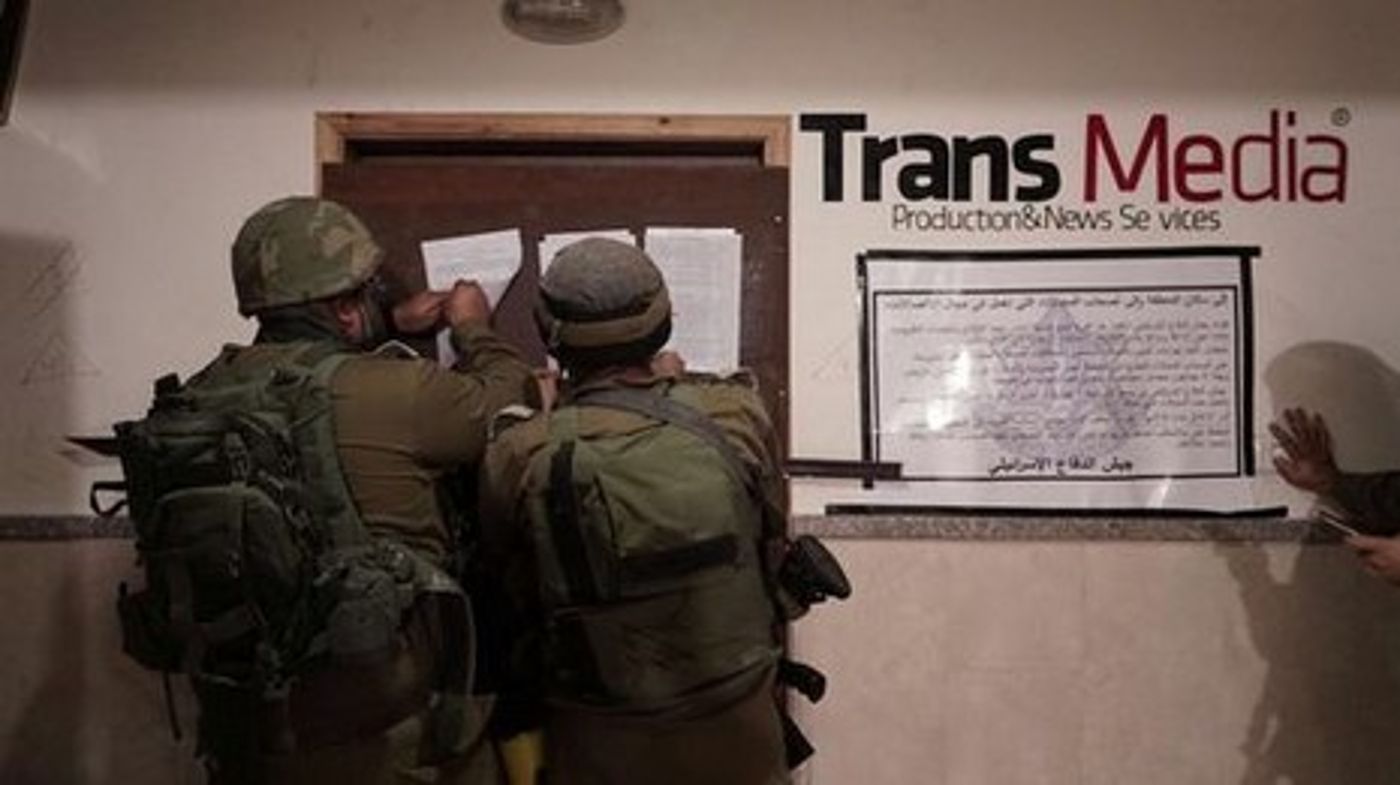 עודדו טרור: צה"ל פשט על 8 כלי תקשורת פלסטינים