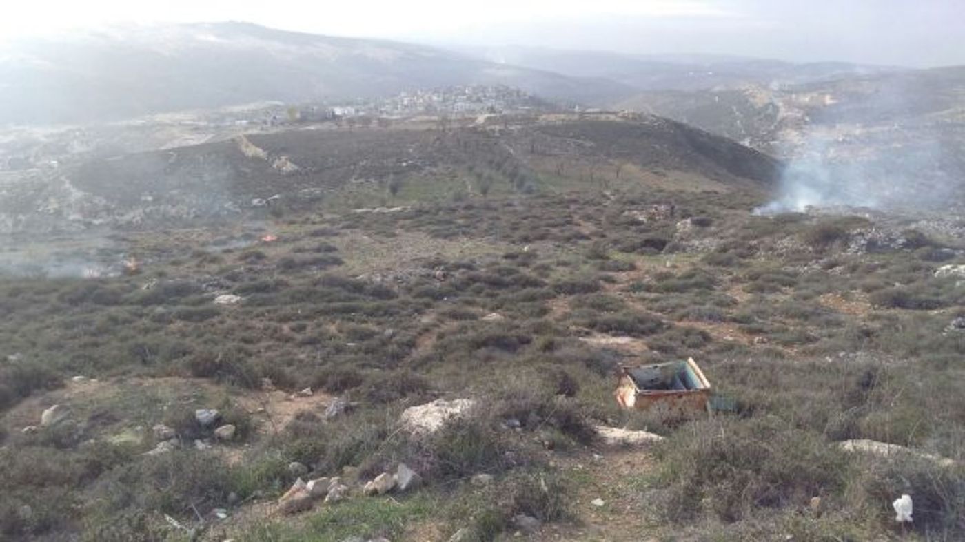 בפעם השלישית השבוע: ערבים ביצעו הצתה ליד יצהר