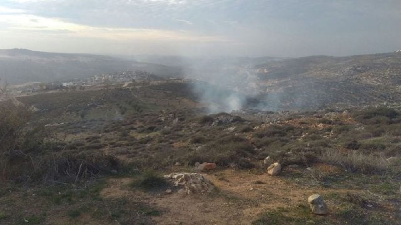 בפעם השלישית השבוע: ערבים ביצעו הצתה ליד יצהר