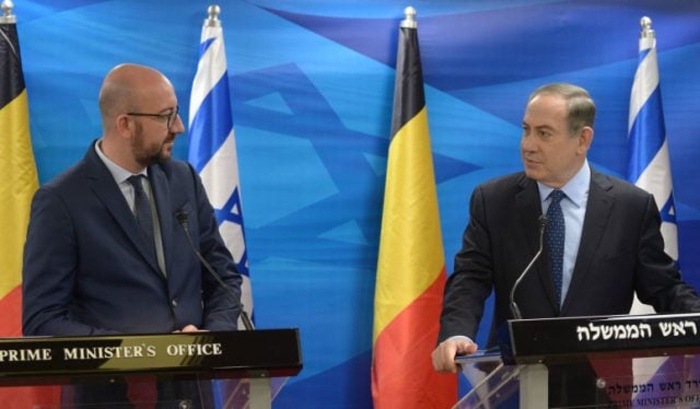 ראש ממשלת בלגיה שארל מישל בפגישה עם ראש הממשלה